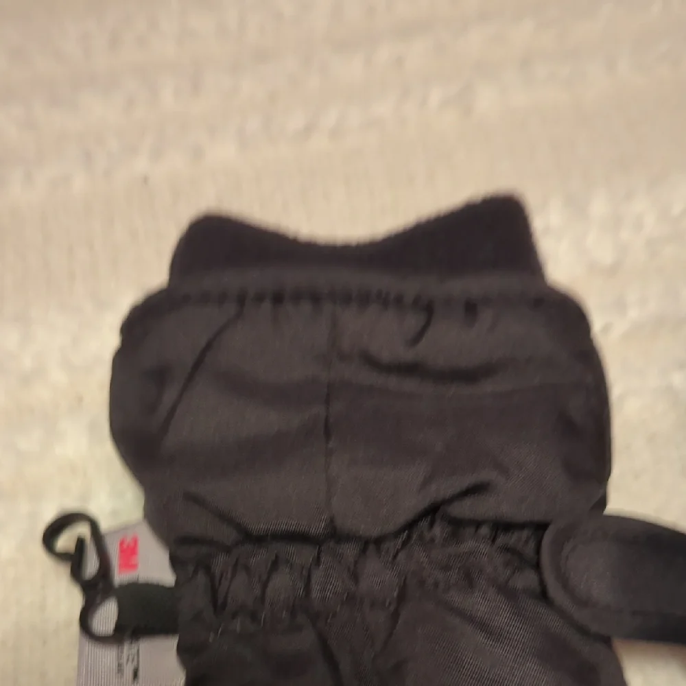 2 Sets Of Small Snow Gloves, 1 Black & Gray Winter, 1 Al